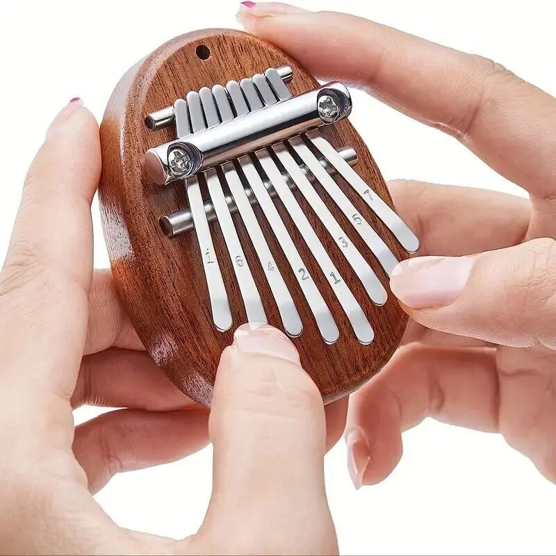 Musical Instrument Marimba - 8-klawiszowa Mini Drewniana Kalimba Wysokiej Jakości