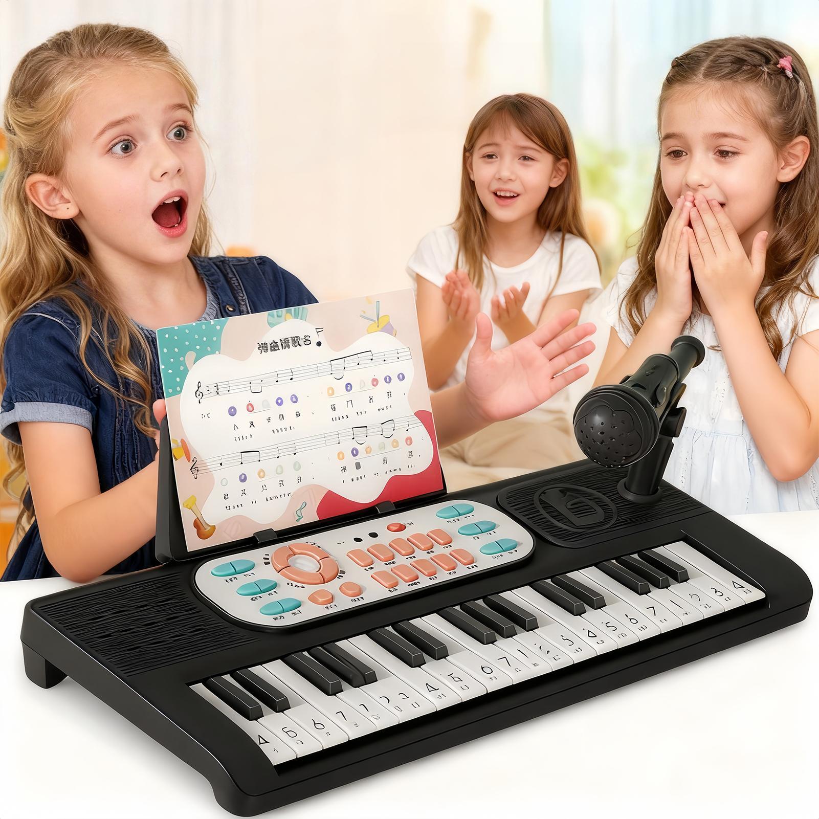 Song With Musical Instrument - Elektryczne pianino dla dzieci 37 klawiszy