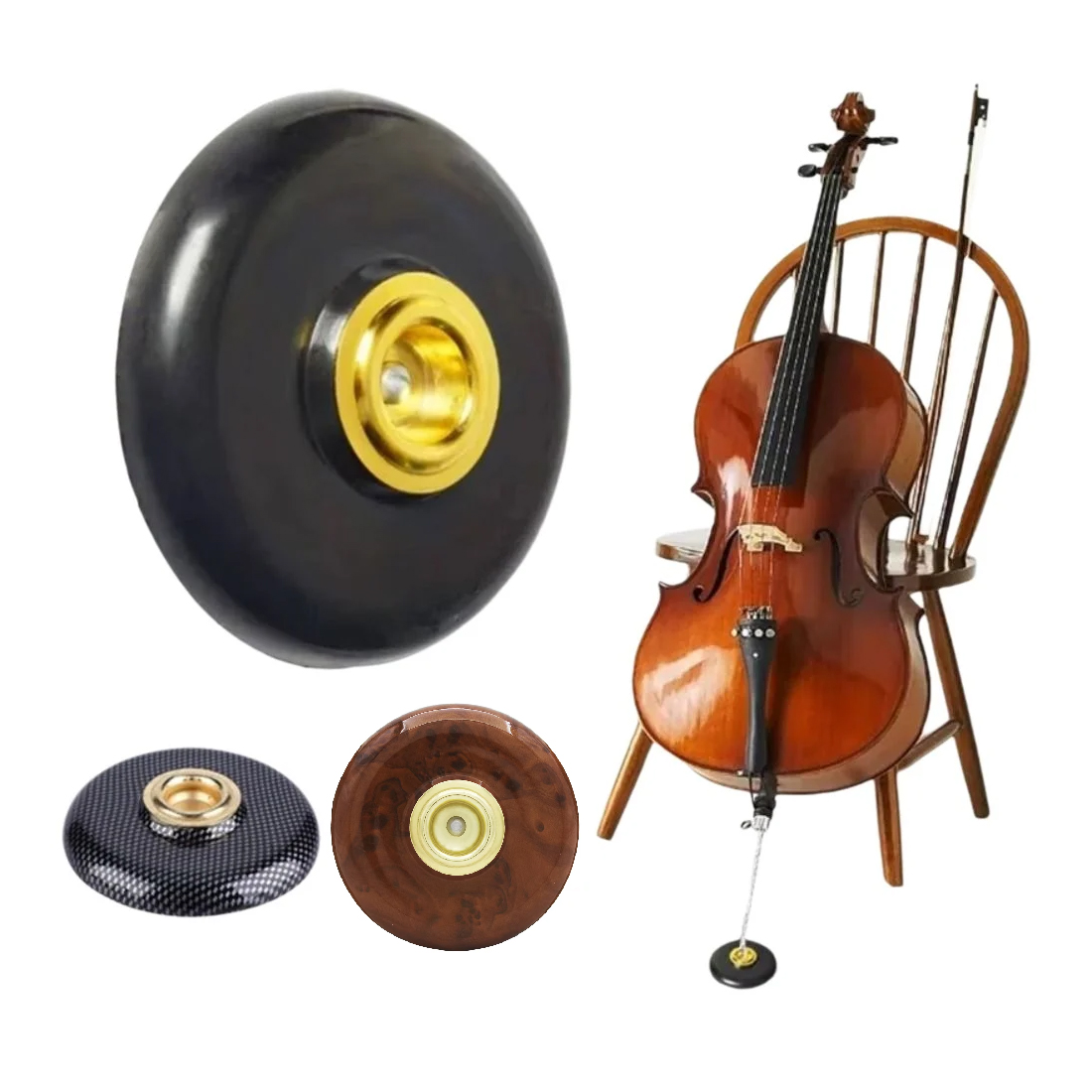Musical Instrument Symbols - Mata antypoślizgowa do wiolonczeli Akcesoria do