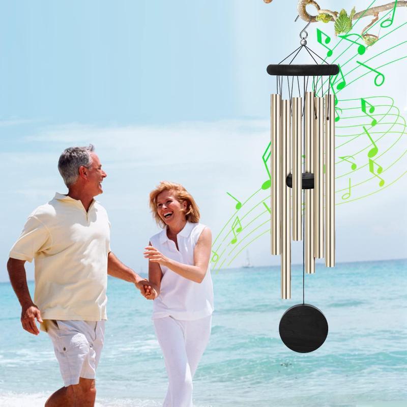 Wind Chime Tubular - 【D】Dzwonek wietrzny z czerwonego drewna i