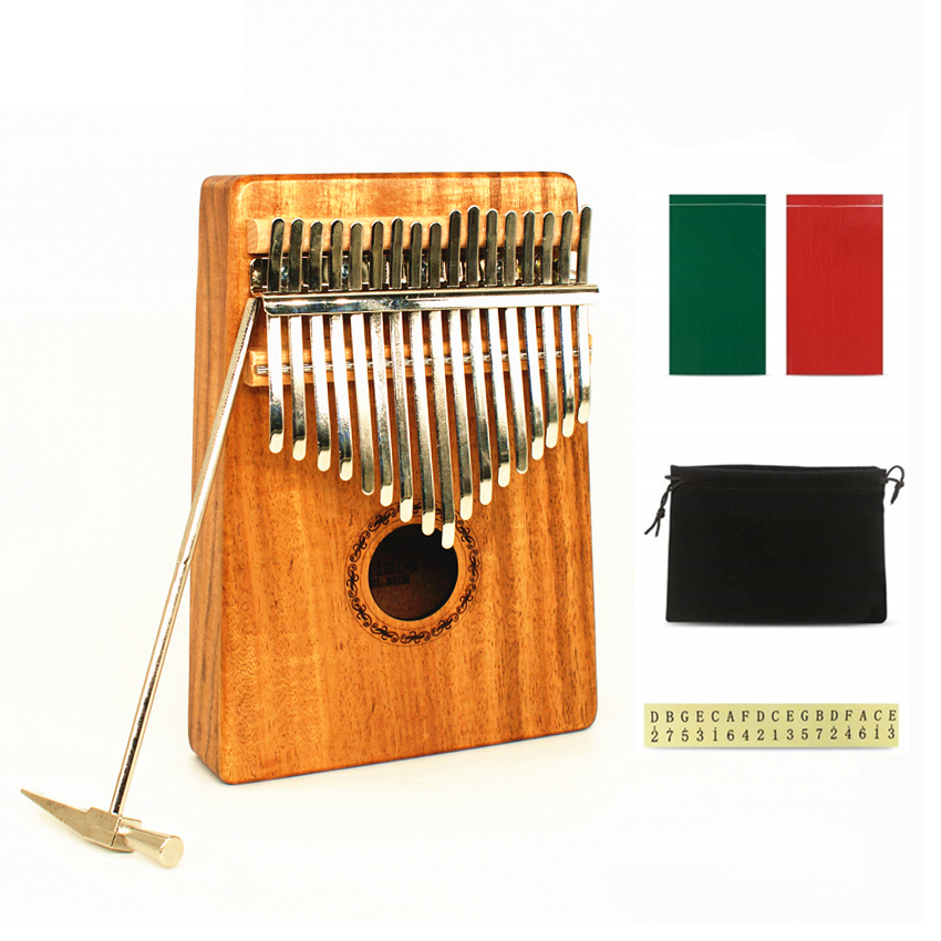 Musical Instrument Marimba - Kalimba JDR 17 Klawiszy z Mahoniu,