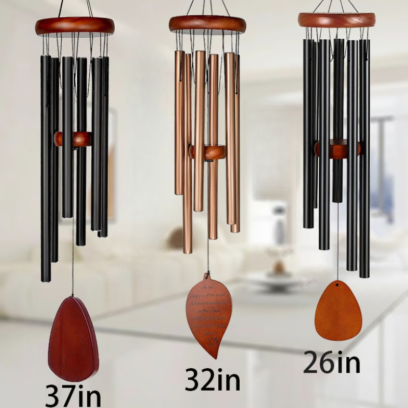 Wind Chime Tubular - Muzyczny dzwonek wietrzny Klasyczny metalowy dzwonek