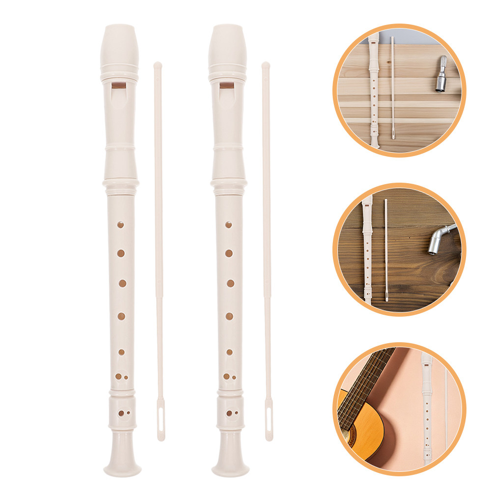 Musical Instrument A Recorder - 6 zestawów dyflaży sopranowych dla początkujących,
