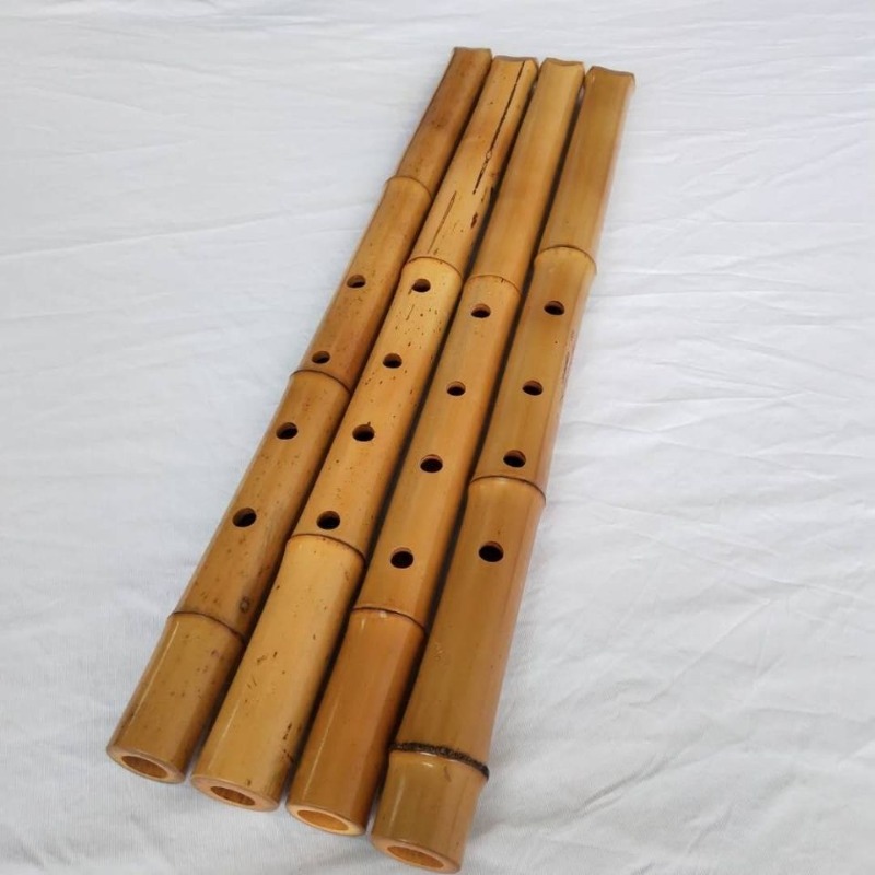 Shakuhachi Bamboo Flute - Ręcznie Robiony Bambusowy Shakuhachi dla Początkujących,