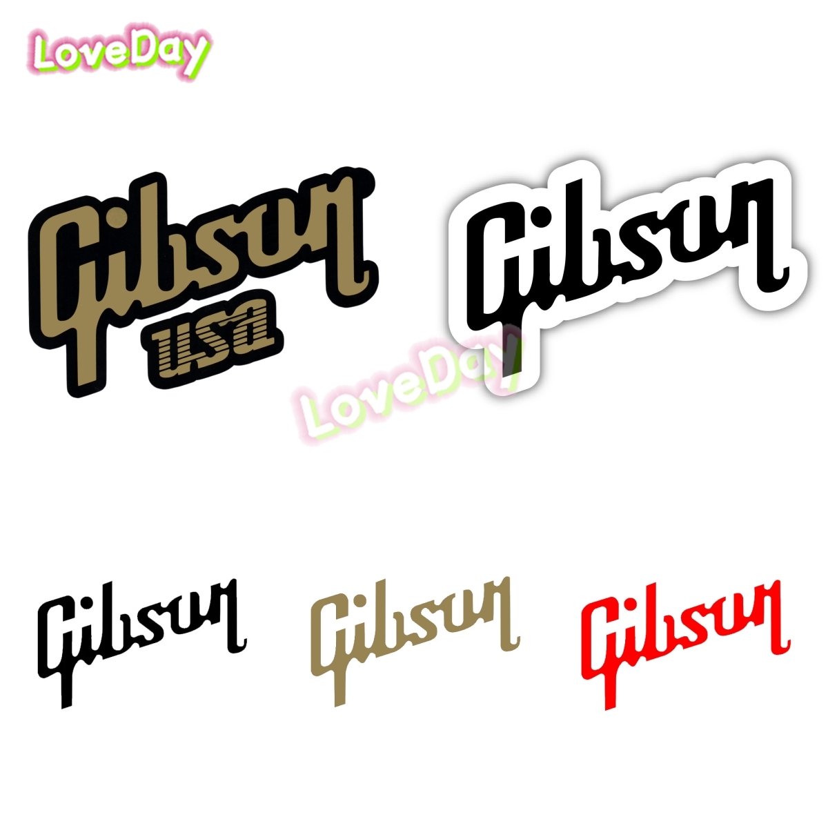 Musical Instrument Logo - Gibson Logo Naklejka Naklejka Winylowa Gitara