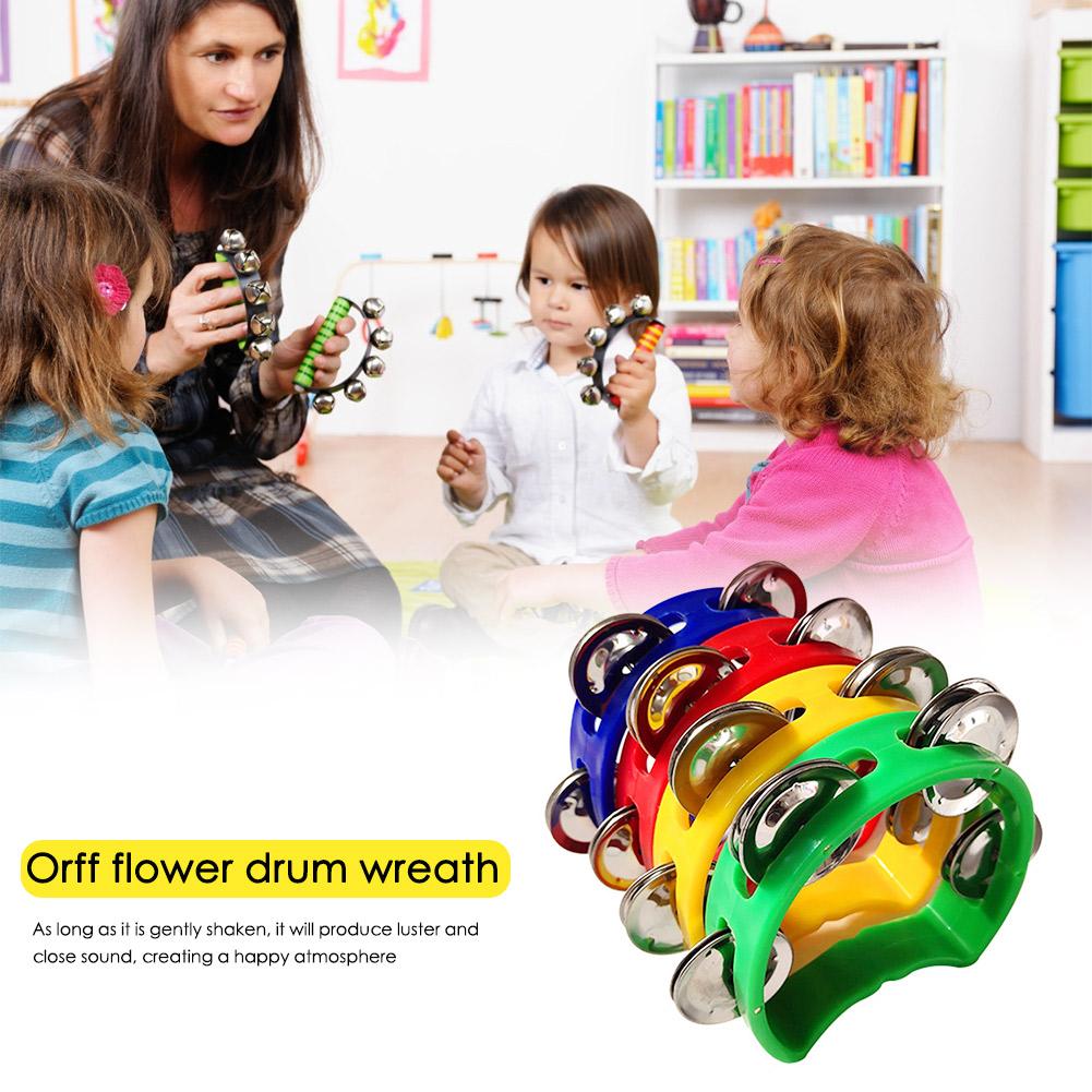 Musical Instruments Game - 4 szt. Tamburyn Dzwonki Grzechotki Instrumenty
