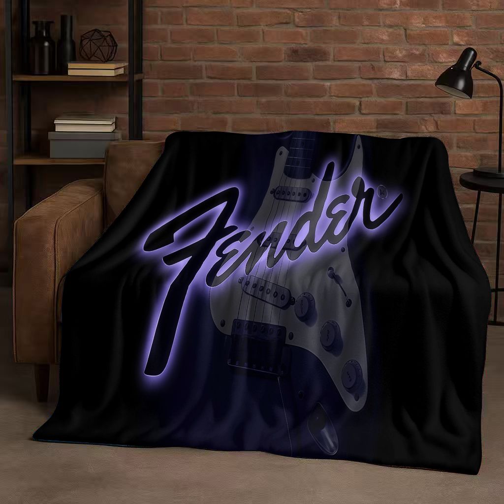 Musical Instrument Sign - Koc Flanelowy HD F-Fender z Motywem
