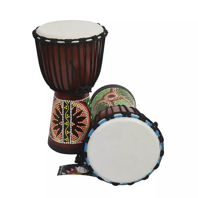 Musical Instrument Logo - Djembe afrykański dla dorosłych, rozmiar 12