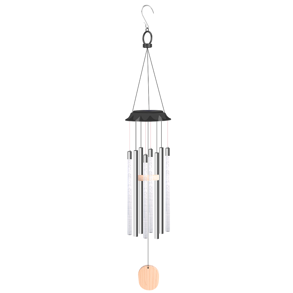 Solarna lampa Led z dzwonkiem  – Wind Chime Tubular recenzja i cena