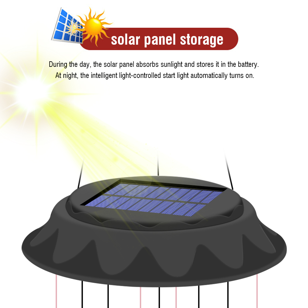 Solarna lampa Led z dzwonkiem  – Wind Chime Tubular recenzja i cena
