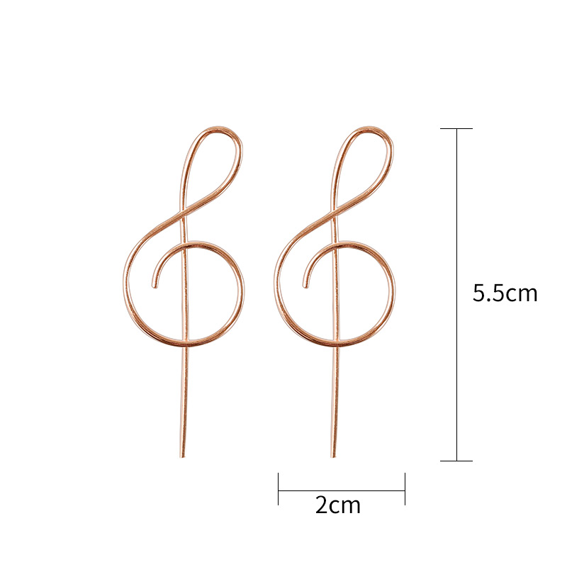 2021 modne kolczyki z symbolem – Musical Instrument Symbols recenzja i cena