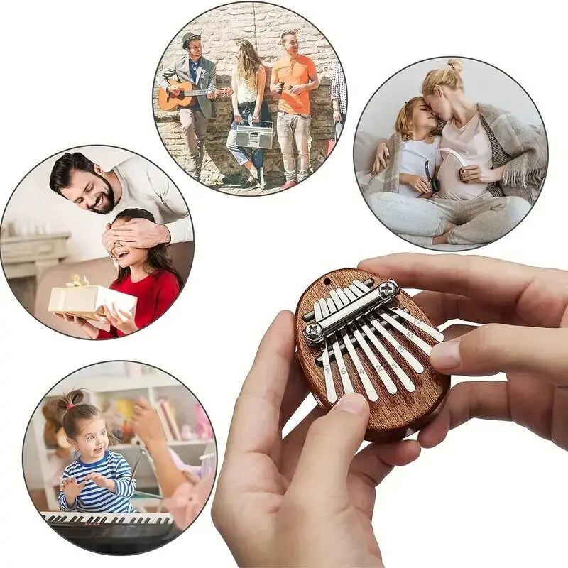 8-klawiszowa Mini Drewniana Ka – Musical Instrument Marimba recenzja i cena