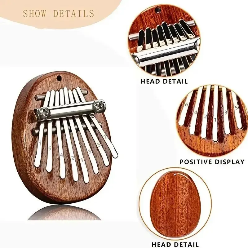 8-klawiszowa Mini Drewniana Ka – Musical Instrument Marimba recenzja i cena