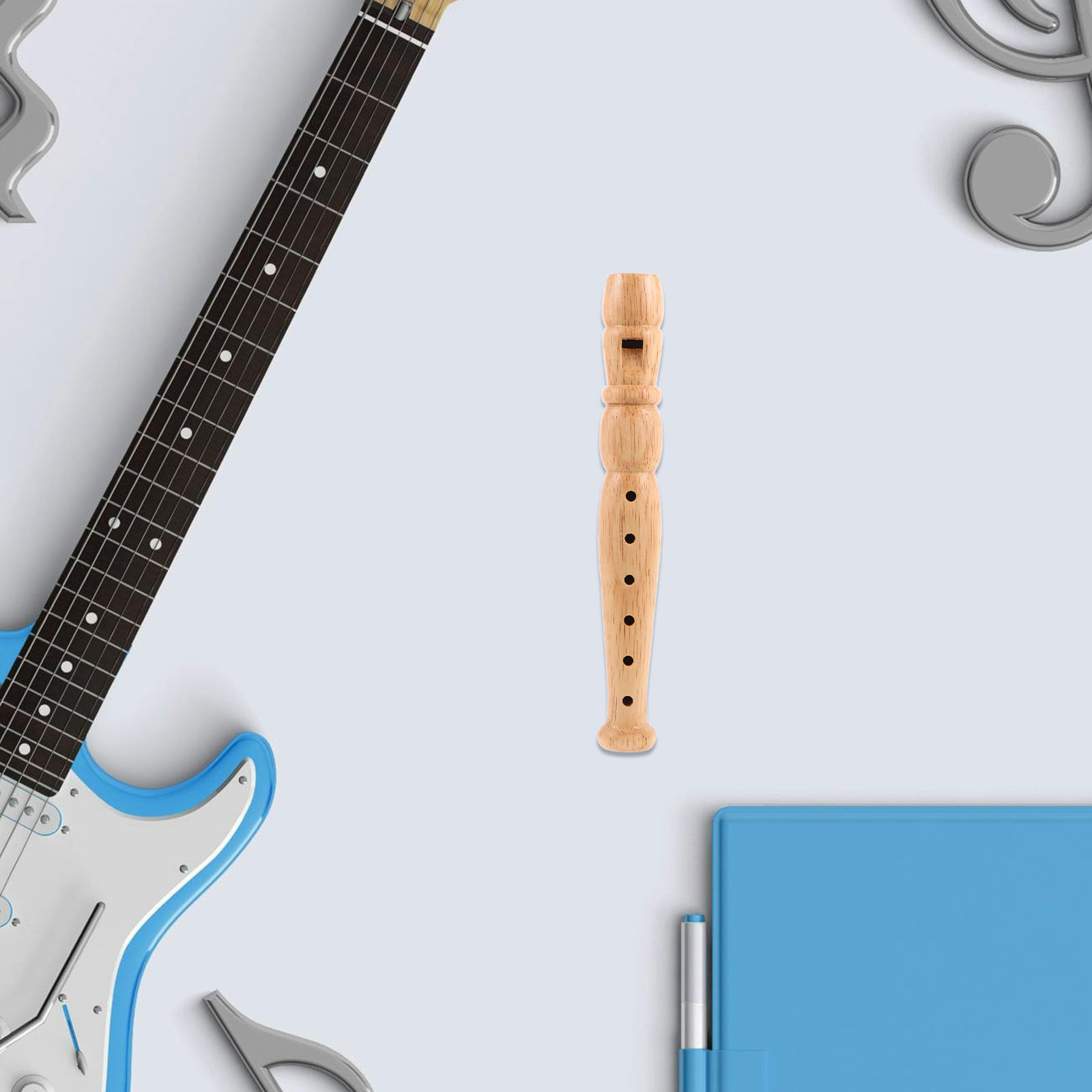 Drewniany 6-otworowy flecik dl – Musical Instrument A Recorder recenzja i cena
