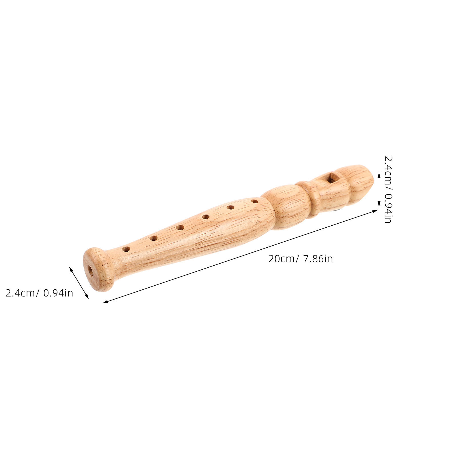 Drewniany 6-otworowy flecik dl – Musical Instrument A Recorder recenzja i cena