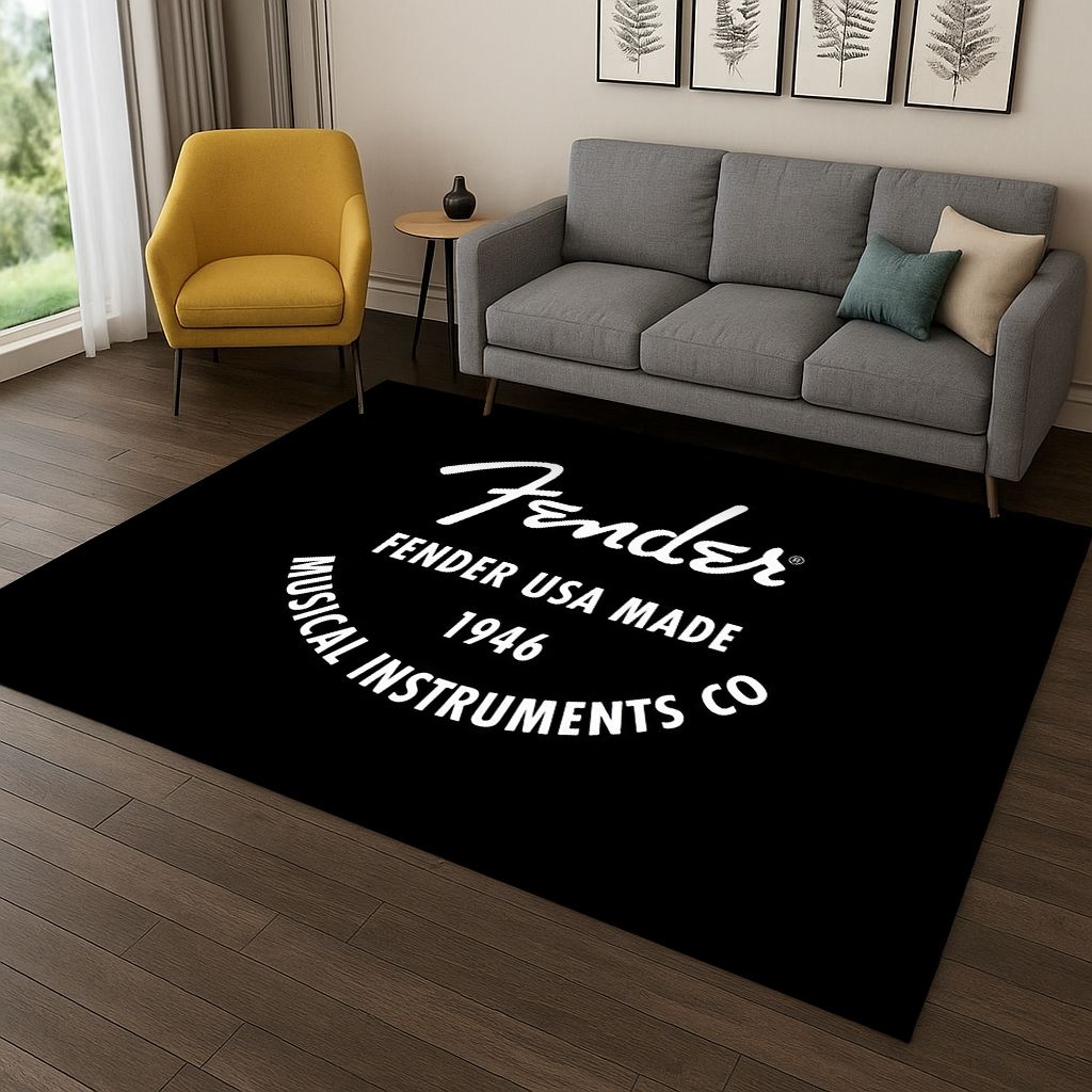 Dywanik 3D z logo gitary, basu – Musical Instrument Logo recenzja i cena