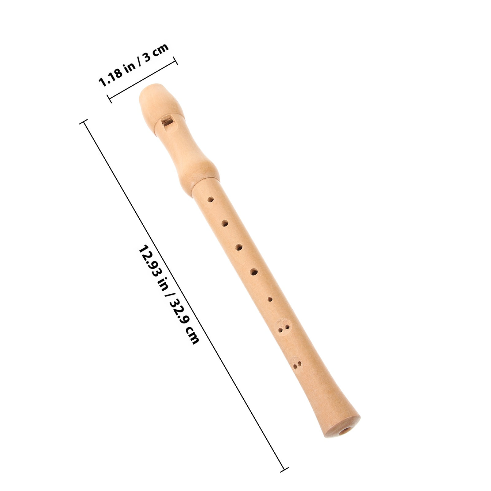 8-otworowy drewniany flet pros – Musical Instrument A Recorder recenzja i cena