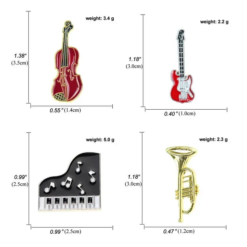 Retro kreatywna gitara skrzypc – Musical Instrument Symbols recenzja i cena