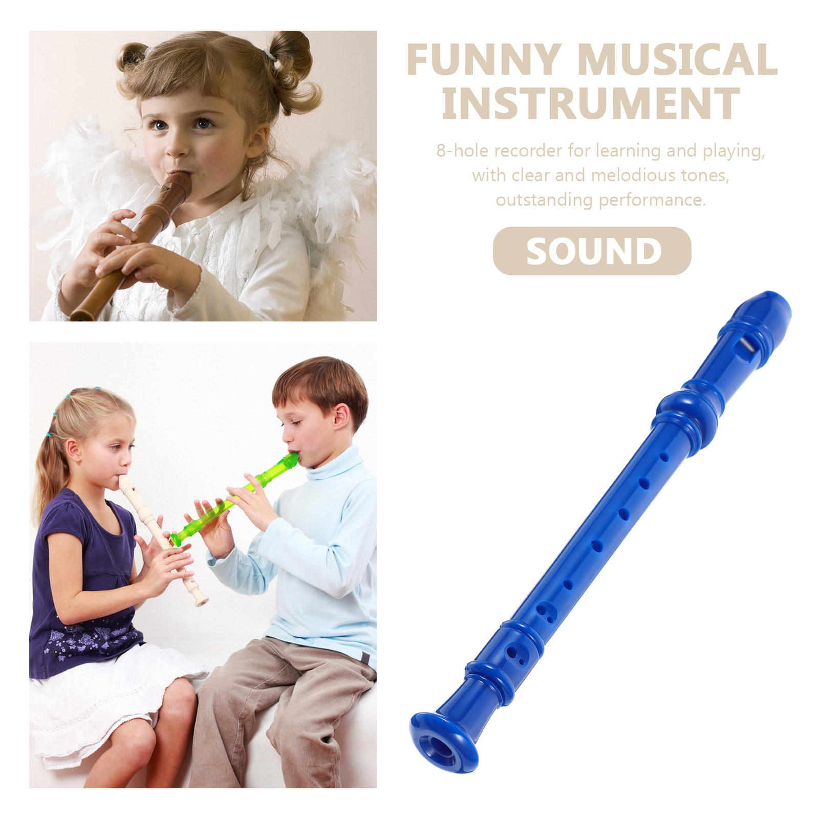 8-otworowa fletna sopranowa –  – Musical Instrument A Recorder recenzja i cena