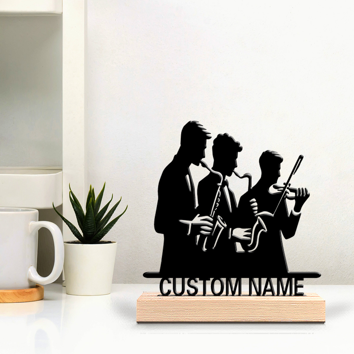 1 szt. Statuetka z cyny z imie – Musical Instrument And Names recenzja i cena