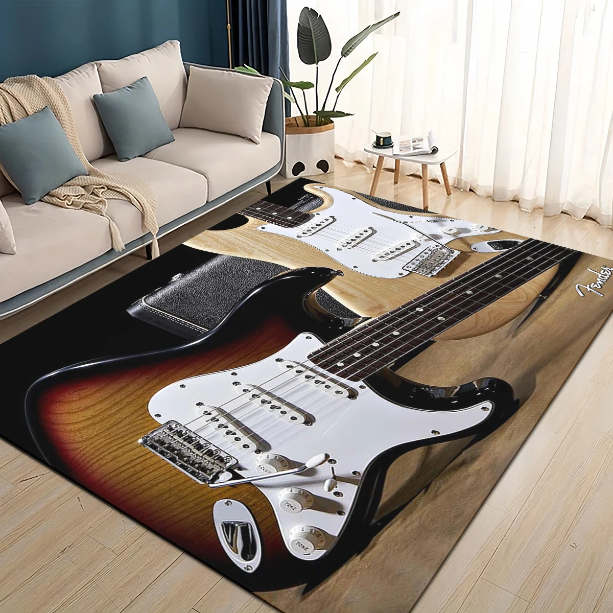 Dywanik 3D Retro Fender Logo I – Musical Instrument Logo recenzja i cena