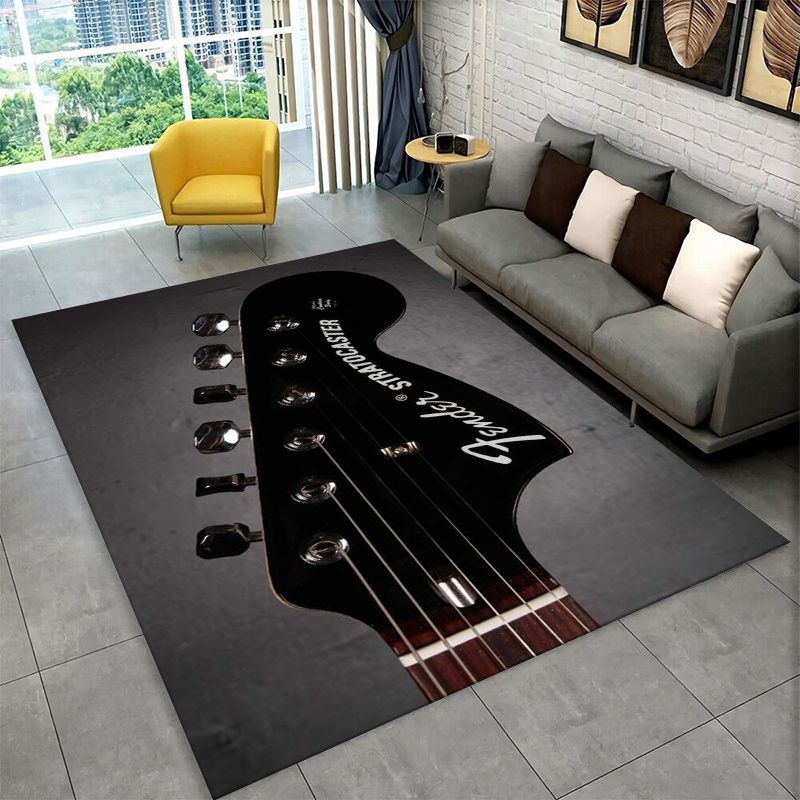 Retro Dywanik Antypoślizgowy z – Musical Instrument Logo recenzja i cena