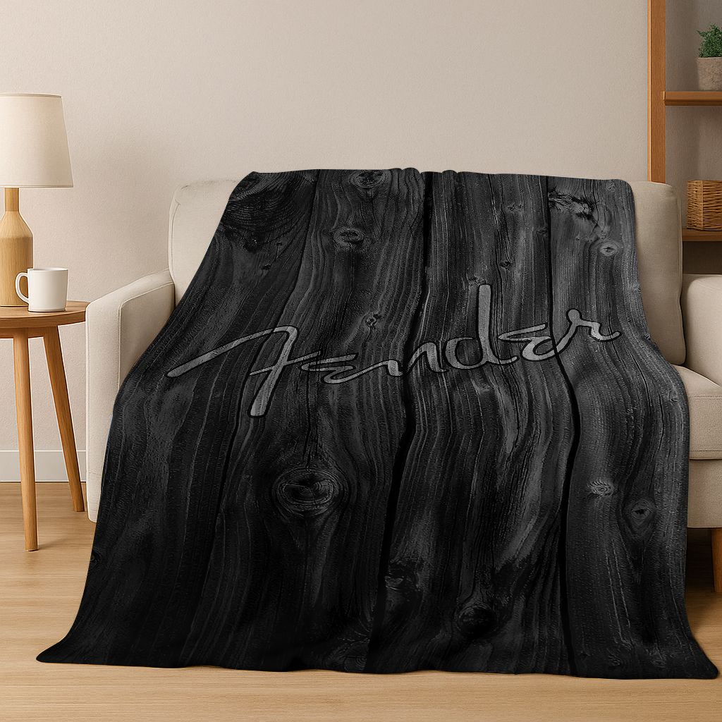 Koc Flanelowy z Logo Fender, M – Musical Instrument Logo recenzja i cena