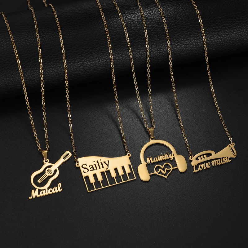 Nowy Personalizowany Naszyjnik – Musical Instrument And Names recenzja i cena