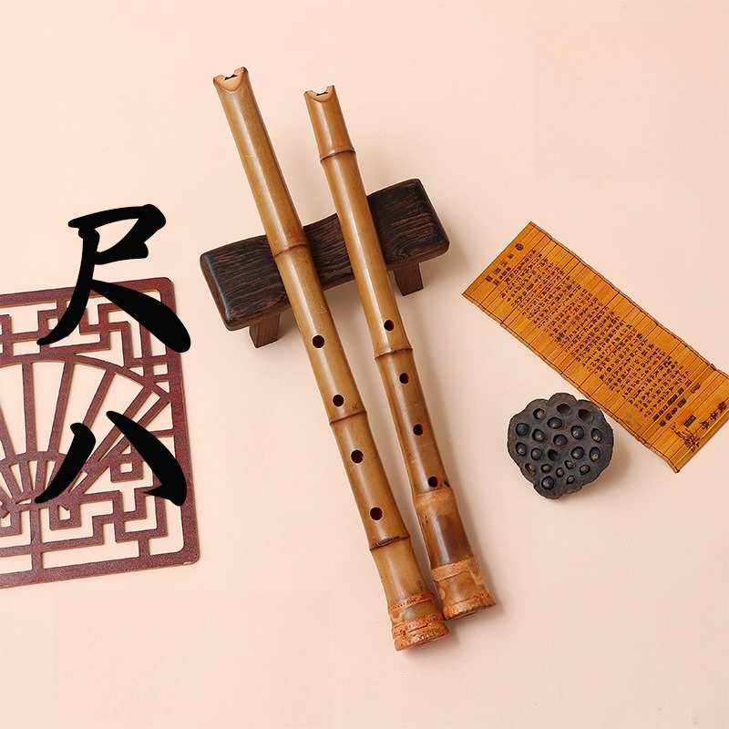 Japońska 5-otworowa flet niski – Shakuhachi Bamboo Flute recenzja i cena