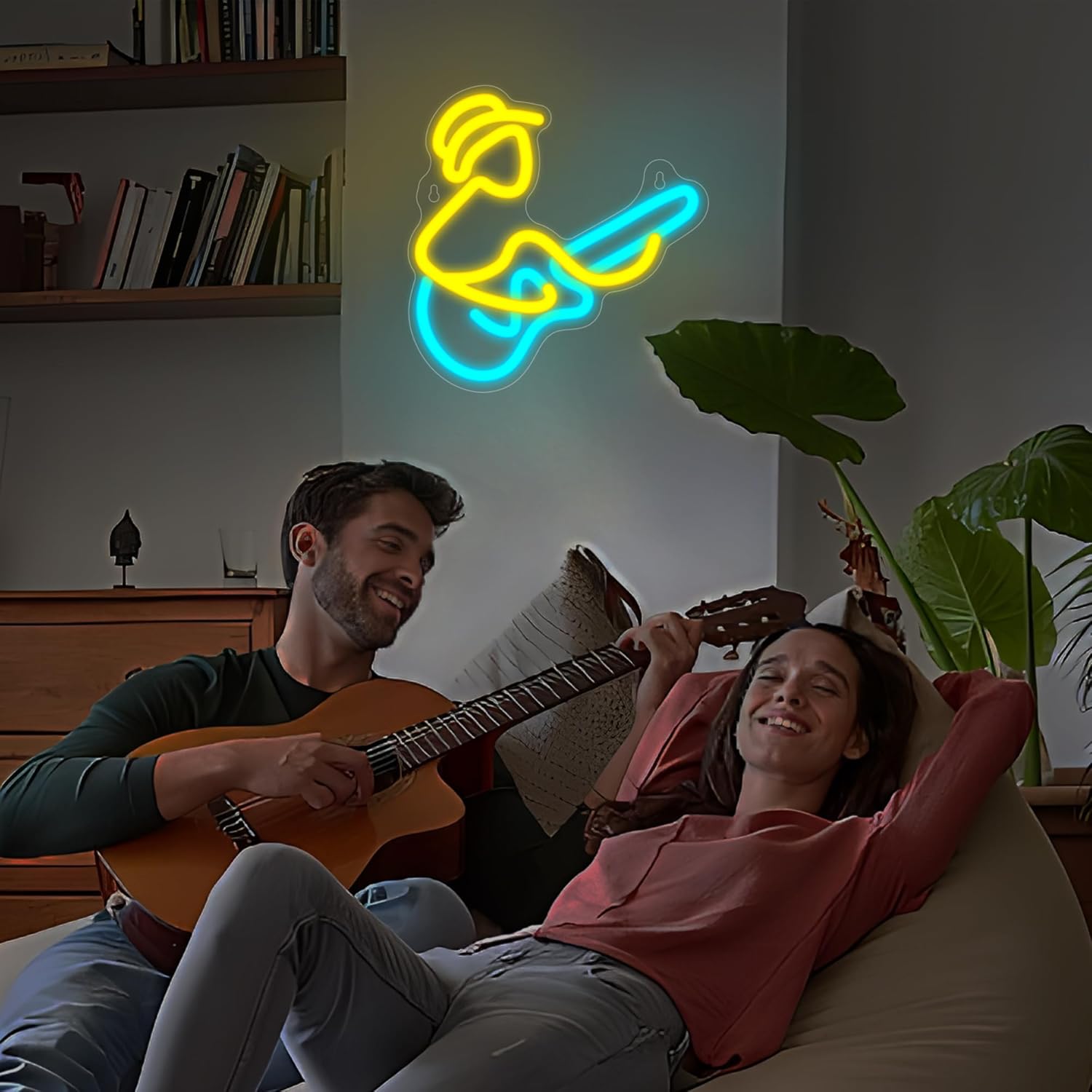 Neonowa tablica z motywem gita – Musical Instrument Sign recenzja i cena