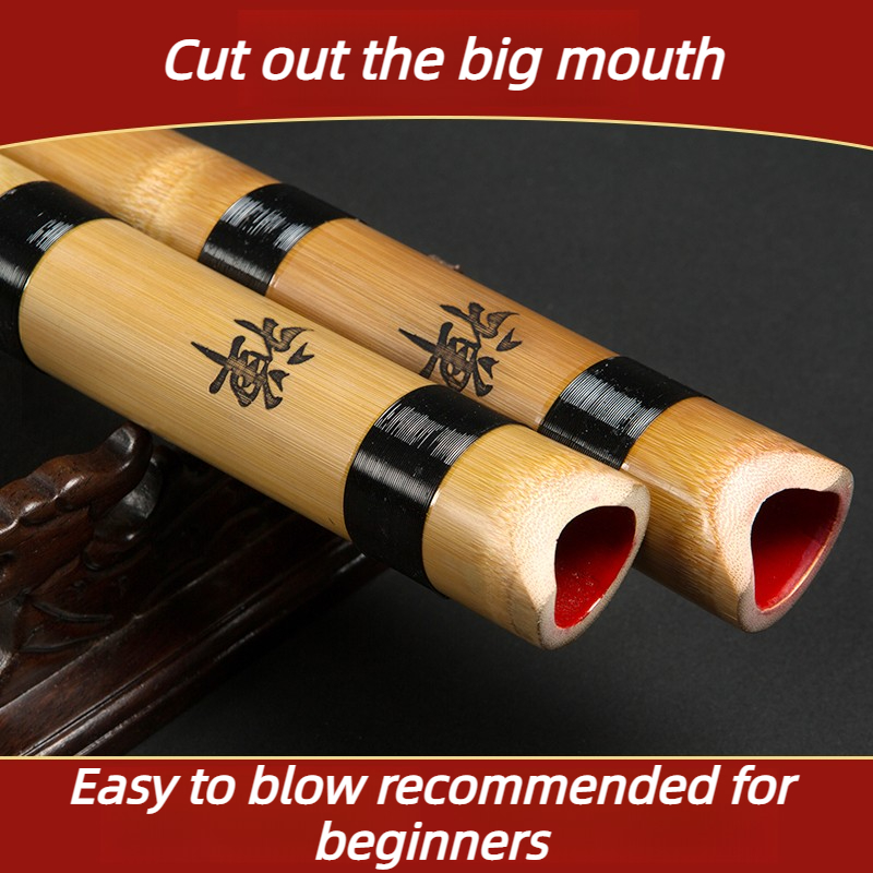 Flet Shakuhachi z 5 otworami,  – Shakuhachi Bamboo Flute recenzja i cena