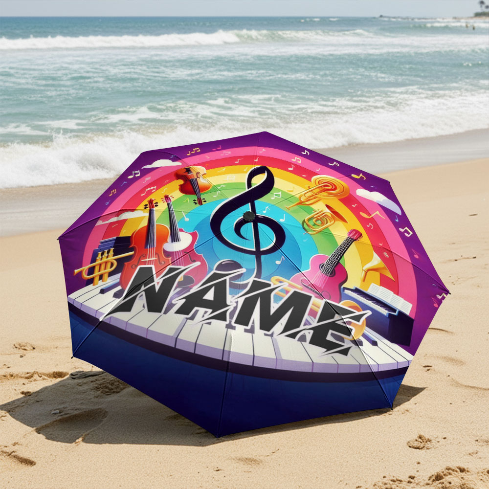 Parasol z personalizowanym imi – Musical Instrument And Names recenzja i cena