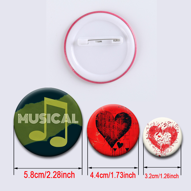 Odznaka muzyczna, kreatywna, z – Musical Instrument Symbols recenzja i cena