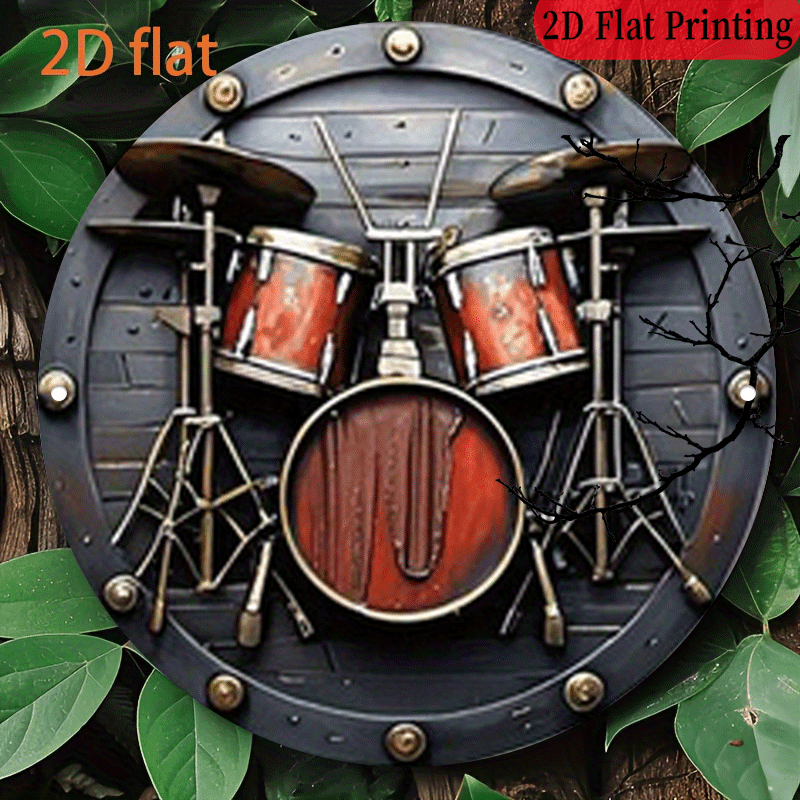 Płaski znak 2D, 1 szt., 20,32x – Musical Instrument Sign recenzja i cena