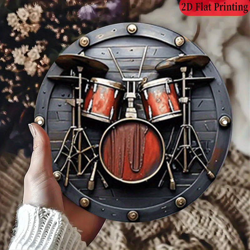 Płaski znak 2D, 1 szt., 20,32x – Musical Instrument Sign recenzja i cena