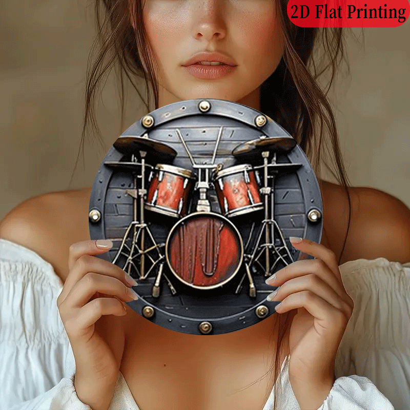 Płaski znak 2D, 1 szt., 20,32x – Musical Instrument Sign recenzja i cena