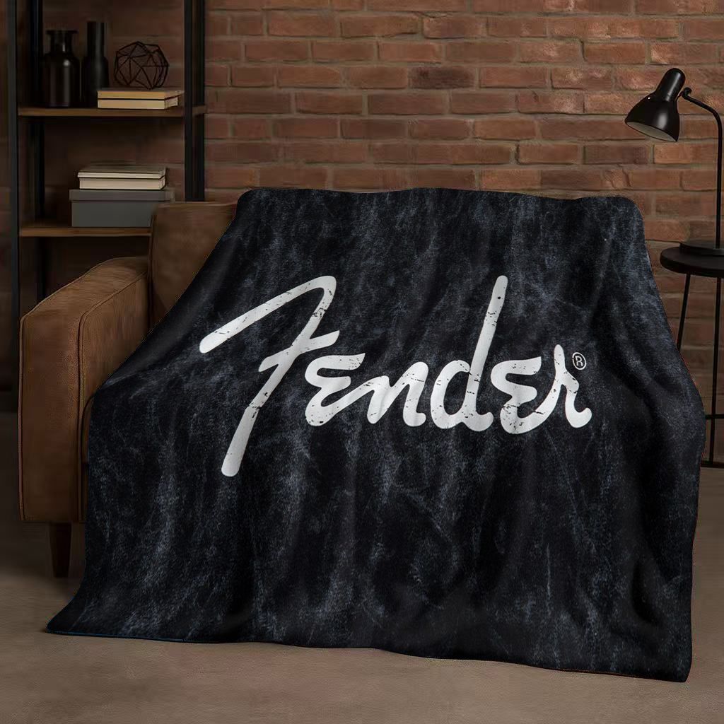 Koc flanelowy 3D F-Fender z mo – Musical Instrument Sign recenzja i cena
