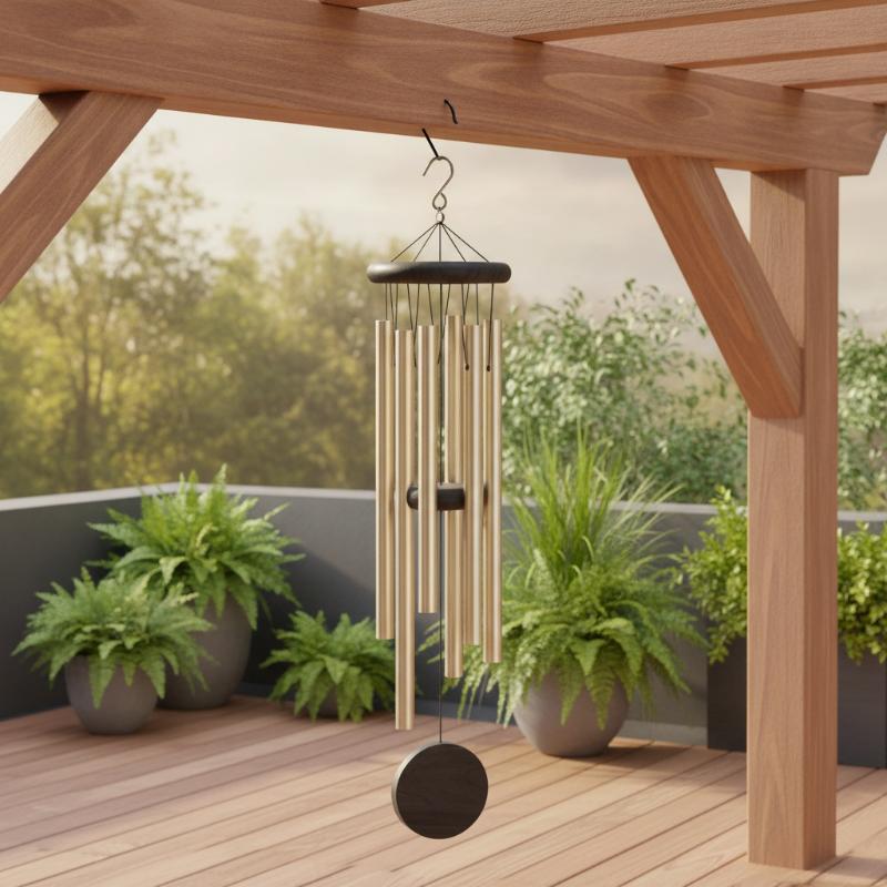 Dzwonek wietrzny z czerwonym d – Wind Chime Tubular recenzja i cena
